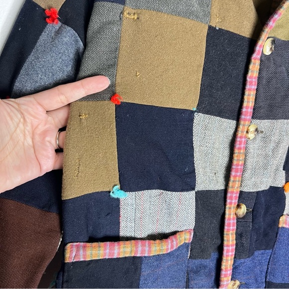 Men's Patchwork Jacket - Picture 4 of 10